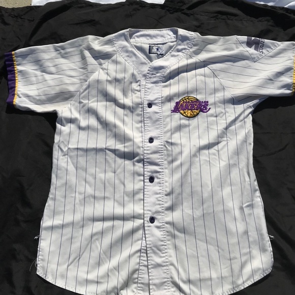 lakers starter baseball jersey
